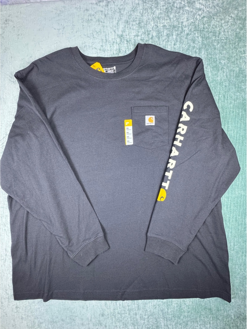 Carhartt Loose Fit 3XL Long Sleeve Pocket Logo Shirt